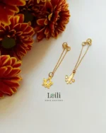 آویز ساعت نیلوفر